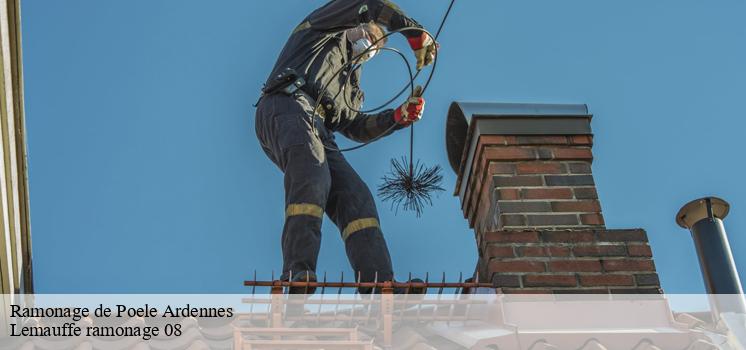 Le ramonage des poêles : une spécialité de Lemauffe ramonage 08 dans le 08