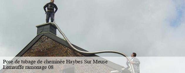 La pose de tubage de cheminée : une spécialité de Lemauffe ramonage 08 à Haybes Sur Meuse dans le 08170