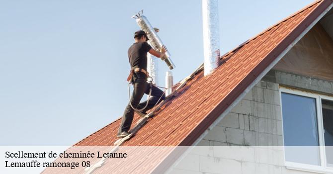 Lemauffe ramonage 08 à Letanne: Scellement de chapeau de cheminée à prix raisonnable